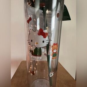 STARBUCKS HELLO KITTY COLD CUP 24 FL. OZ. 2025 XMAS | IN HAND | SHIPS FAST